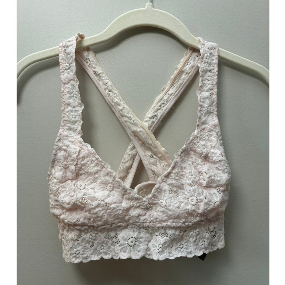 Aerie Pink Lace Bralette
